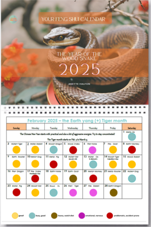 picture of energy calendar 2025