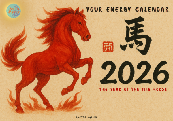 the front page of the energy calendar for the year of the fire horse 2026